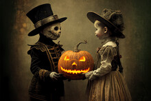 Creepy Halloween Vintage Free Stock Photo - Public Domain Pictures