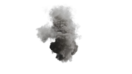 Wall Mural - Realistic dry ice smoke clouds fog overlay perfect for compositing into your shots. transparent, 4k, png alpha.