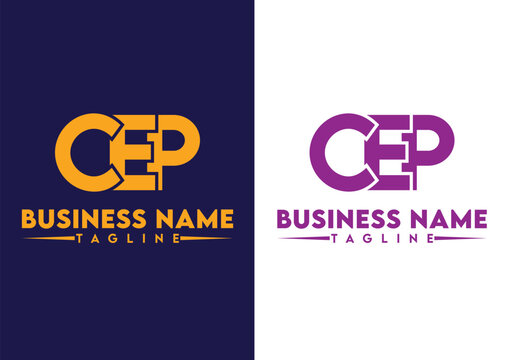 Letter CEP logo design vector template, CEP logo