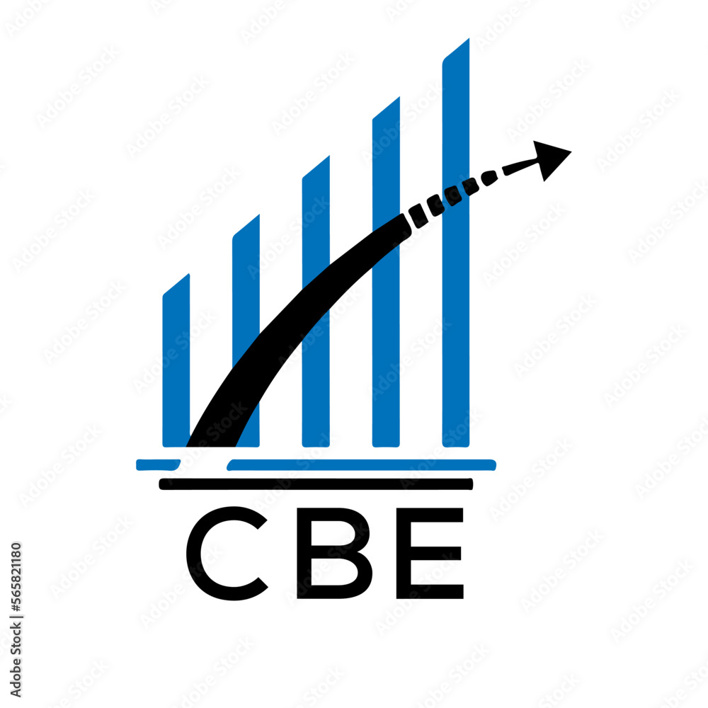 CBE letter logo. CBE blue image on white background. CBE vector logo design for entrepreneur and business. CBE best icon.
