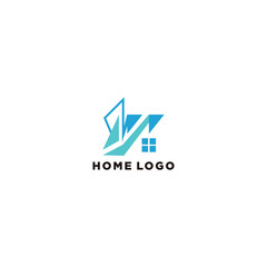 Sticker - Home vector logo template for real estate