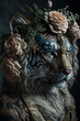 tiger photography,illustration,created with Generative AI Technology