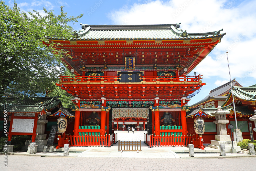 神田明神　隨神門