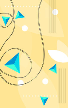 Abstract Geometric Shapes Background for Web Design, Print, Presentation, banner, Flyer, and magazine. design