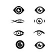 © erick - design vector set eyes icon