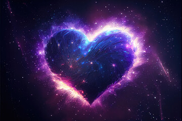 valentine day love heart - by generative ai