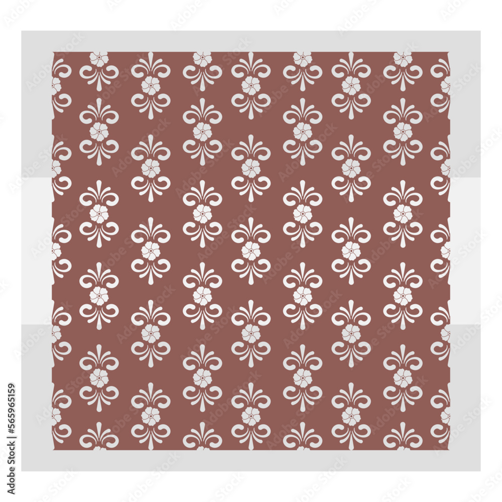 Vector de Stock Floral Pattern SVG, Seamless Floral Pattern, Seamless ...