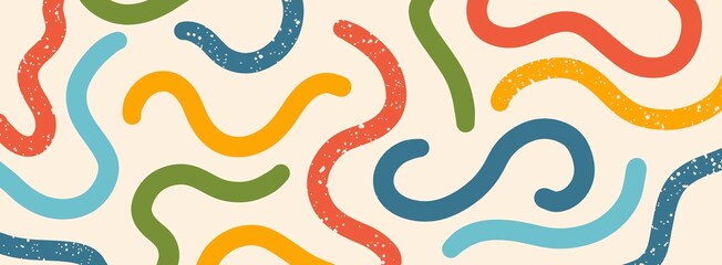 Abstract aesthetic shapes swirl pattern design high quality vector illustration set rainbow colour on isolated background large texture pattern wallpaper cover profile photo business shop concept