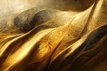 Gold Abstract Background, Elegant Wallpaper, Gold Illustration