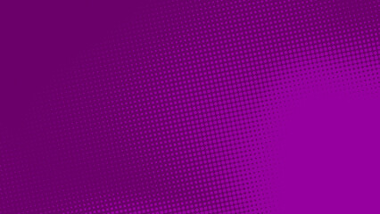 Poster - Abstract dots halftone purple color pattern gradient texture background.