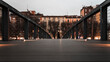 photo taken on the bridge of one of the navigli located in milan