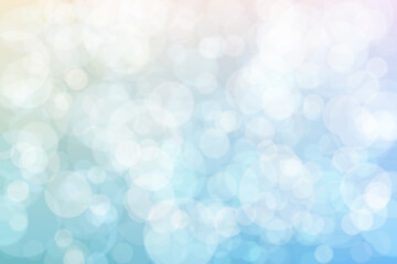 Wall Mural - Abstract background with bokeh. Soft light defocused spots