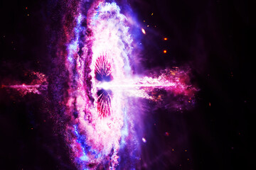 Wall Mural - beautiful space nebula. elements of this image furnished by nasa