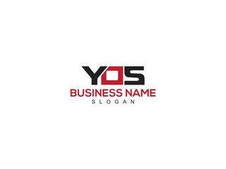 Typography YOS y o s Business Logo