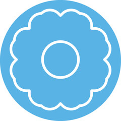 Wall Mural - Flower Vector Icon
