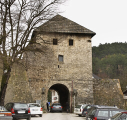 Wall Mural - Tower in Jajce. Bosnia and Herzegovina