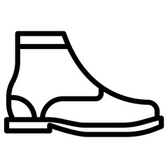 Sticker - work boots icon