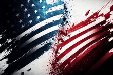 America Divided - Torn Flag
