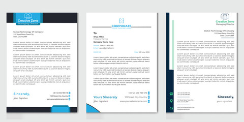 corporate letterhead design template