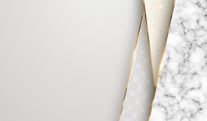 Aufkleber - Luxury Vector Background. Abstract Premium Award Banner With Gold Lines.