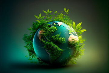 World environment and earth day concept with globe	