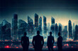 © Sebastian - Technology of the future in a city