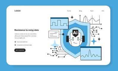 Poster - Resistance to noisy data as an artificial neural network benefit. Self-learning