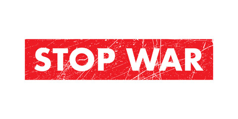 Wall Mural - STOP WAR stamp. Vector illustration graphic