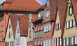 canvas print picture - Altstadt in Dinkelsbuehl