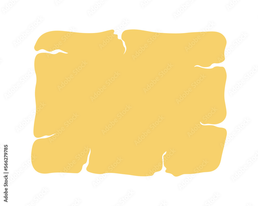 Parchment Rip Vector Ripped, torn sheet of paper, parchment map Stock Vector | Adobe Stock