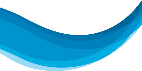 Aufkleber - blue lines and stripes, wave, element for design