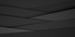 © Olga Moonlight - Abstract background in black and gray colors with several overlapping surfaces with shadows