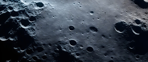 Wall Mural - 3d moon surface. generativ ai 
