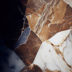 Sticker - brown marble background in the dark