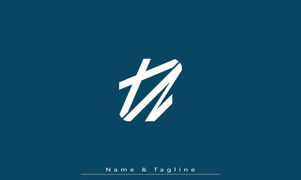 Alphabet letters Initials Monogram logo XN , NX