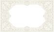 © alex_bond - Decorative ornate monochrome retro design blank frame