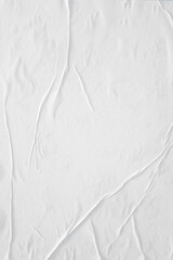 Poster - white glued paper texture
