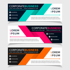 Wall Mural - Abstract Web banner design background or header Templates