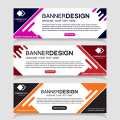 Wall Mural - Abstract Web banner design background or header Templates