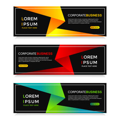 Wall Mural - Abstract Web banner design background or header Templates