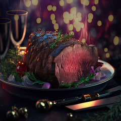 Poster - Very delicious roast beef