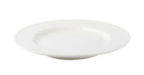Fototapeta Kawa jest smaczna - white  plate isolated on transparent png