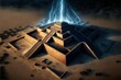 Great Ziggurat of Ur as a power conduit, alien power plant