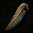 Egyptian feather of Maat symbol