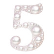 © Apollo no.64 - number five made of pearl