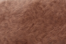 Surface Of Brown Leather Texture For Background.