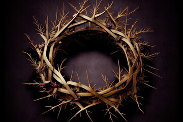 Crown of thorns and nails