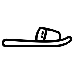 Sticker - sandal icon