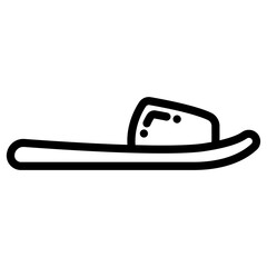 Poster - sandal icon