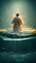 Jesus Is Baptized In The Water, Heaven Was Opened To Him, And He Saw The Spirit Of God Coming Down Like A Dove And Resting On Him